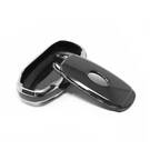 New Aftermarket Nano High Quality Cover For Hyundai Remote Key 4 Button Black Color Silver Frame HY-D11Y4A | Emirates Keys -| thumbnail