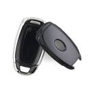 New Aftermarket Nano High Quality Cover For Hyundai Remote Key 5 Button Black Color Silver Frame HY-D11Y5 | Emirates Keys -| thumbnail