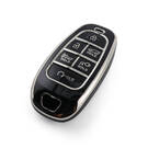 Hyundai Uzaktan Kumanda Anahtarı İçin Yeni Satış Sonrası Nano Yüksek Kaliteli Kılıf 6 Düğmeli Siyah Renkli Gümüş Çerçeve HY-H11Y6B | Emirates Keys -| thumbnail