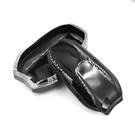 New Aftermarket Nano High Quality Cover For Peugeot Remote Key 3 Button Black Color Silver Frame PG-A11Y | Emirates Keys -| thumbnail