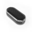 New Aftermarket Nano High Quality Cover For Fiat Remote Key 3 Button Black Color Silver Frame FIAT-A11Y | Emirates Keys -| thumbnail