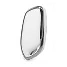 Nano Cover For Roewe Remote Key 3 Button White Color Silver Frame RW-B11Y | MK3 -| thumbnail