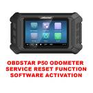 Ativação do software da função de redefinição do serviço do odômetro OBDSTAR P50