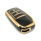 New Aftermarket Nano High Quality Cover For Toyota Smart Remote Key 2 Buttons Black Color A11J2H | Emirates Keys -| thumbnail