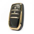 Нано-крышка высокого качества для Toyota Smart Remote Key 2 кнопки черного цвета A11J2H
