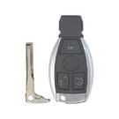 New Mercedes FBS4 Original Smart Remote Key PCB 3 Buttons 433MHz with Aftermarket Shell Ready to Program -| thumbnail