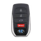 Keydiy KD Универсальный смарт-ключ с дистанционным управлением 3+1 кнопки Toyota Тип TB01-4 (глянцевый)