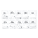 Conjunto de adaptadores de pinos MAGIC FLK42.V02 com 10 peças para FLK35