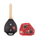 New Xhorse VVDI Key Tool VVDI2 Wire Remote Key 2+1 Button Toyota Type XKTO24EN 2nd Generation ( New Version of XKTO04EN ) | Emirates Keys -| thumbnail