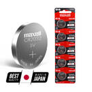 Maxell CR2032 Universal Battery Cell Card (5 PCs Pack)