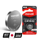 Maxell CR1632 Universal Battery Cell Card (1 Piece Packaging)
