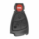 Mercedes Benz Smart Key Remote Shell Noir 3 + 1 Bouton sans support de batterie