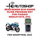 Autoshop Read / Renew Ecm Honda Kline Program Key For Piaggio Medley / Gts, Etc. For Smarttool ECO