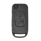 Mercedes Benz Flip Remote Key Shell 2 Buttons HU64 Blade