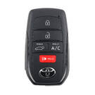 Clé télécommande intelligente d'origine Toyota BZ4X 2023 4+1 boutons 315 MHz 8990H-42520