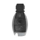 Mercedes Chrome Remote Key Shell 2 Buttons Modified