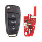New Xhorse VVDI Key Tool VVDI2 Wire Flip Remote Key 3 Button Audi Type XKA620EN 2nd Generation ( New Version of XKA600EN ) | Emirates Keys -| thumbnail