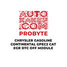 Módulo de desactivación de DTC de EGR CAT GPEC2 para Chrysler Gasoline Continental ProByte