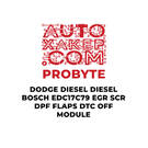 وحدة إيقاف تشغيل DTC من ProByte Dodge Diesel Diesel Bosch EDC17C79 EGR SCR DPF FLAPS