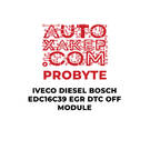 وحدة إيقاف تشغيل DTC EGR EDC16C39 EGR من ProByte Iveco Diesel Bosch