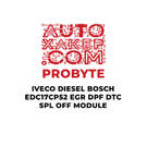 وحدة إيقاف تشغيل فلتر جسيمات الديزل ProByte Iveco Diesel Bosch EDC17CP52 EGR DTC SPL