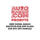 وحدة إيقاف تشغيل DTC SCR DPF FLAPS EGR EDC17C79 EGR DPF Bosch Jeep Diesel