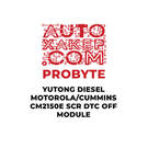 Módulo ProByte Yutong Diesel Motorola/Cummins CM2150E SCR DTC OFF