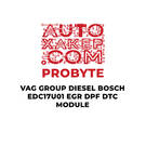 وحدة DTC لمرشح جسيمات الديزل من مجموعة ProByte VAG ديزل Bosch EDC17U01 EGR
