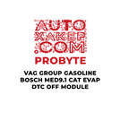 وحدة إيقاف تشغيل DTC EVAP من ProByte VAG Group Gasoline Bosch MED9.1 CAT