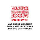 وحدة DTC OFF EVAP EGR DTC OFF من مجموعة ProByte VAG للبنزين Bosch ME7.1.1 CAT