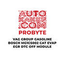 Module de désactivation du code d'anomalie du groupe essence Bosch MG1CS002 pour catalyseur, EVAP et EGR (groupe VAG)