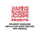 Modulo ProByte Peugeot benzina ME7.4.5 CAT EVAP EGR DTC OFF
