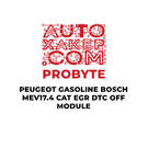 Modulo ProByte Peugeot Benzina Bosch MEV17.4 CAT EGR DTC OFF