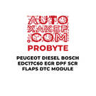 Modulo ProByte Peugeot Diesel Bosch EDC17C60 EGR DPF SCR FLAPS DTC