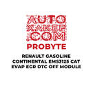 Modulo ProByte Renault Benzina Continental EMS3125 CAT EVAP EGR DTC OFF