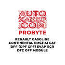 Modulo ProByte Renault Benzina Continental EMS3141 CAT DPF (OPF GPF) EVAP EGR DTC OFF