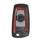 Coque Télécommande BMW CAS4 3 Boutons Couleur Rouge