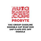 ProByte Vag Group Benzin SIMOS8.X CAT EVAP EGR SAP FLAPS DTC OFF Modülü