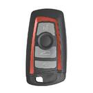 Умный дистанционный ключ BMW FEM, 4 кнопки, 434,63 МГц, FSK, красный цвет, идентификатор FCC: YGOHUF5662