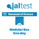 Ônibus Modular Jaltest 29049 - Renovação de licença de uso - Um dia