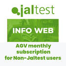 Jaltest 70604025 INFO Web. Assinatura mensal AGV para usuários não Jaltest