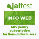 Jaltest 70604011 INFO Web. Assinatura anual do AGV. Usuários que não são do Jaltest
