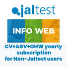 Jaltest 70604046 INFO Web. Assinatura anual CV+AGV+OHW. Usuários não Jaltest