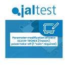 Jaltest JCS - 70810018 Modification des paramètres de la prise de force Iveco ECU HI-TRONIX (Traxon) (1 « pièce » requise)