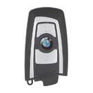 Chave remota inteligente original BMW FEM 3 botões 434,63 MHz linha prata