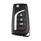 Clé télécommande Xhorse VVDI 2, 3+1 boutons, type Toyota XKTO12EN
