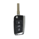 VW Golf Flip Remote Key Shell 3 Buttons HU66 Blade High Quality, Mk3 Remote Key Cover, Key Fob Shells Replacement At Low Prices. | Emirates Keys -| thumbnail