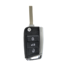 Volkswagen VW Polo Flip Remote Key Shell 3 Boutons HU162 Blade de haute qualité, Mk3 Remote Key Cover, Key Fob Shells Remplacement à bas prix | Clés des Émirats -| thumbnail