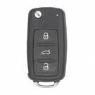 Volkswagen VW Jetta 2017 MQB Flip Remote Key 3 Botones 315MHz Tipo UDS