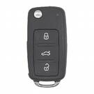 Volkswagen VW UDS Type Flip Remote Key 3 Buttons 433MHz ID48 Transponder